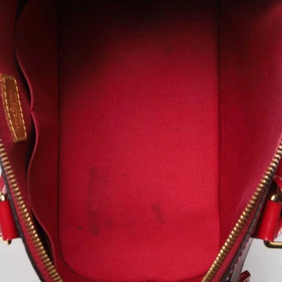 Louis Vuitton Rose Indian Monogram Vernis Alma PM Bag - Picture 9 of 12